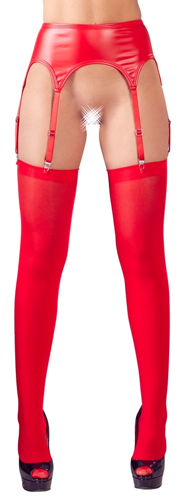 Cottelli lingerie Suspender Belt red S/M Seksuali liemenėlė &ndash; nuotrauka 2