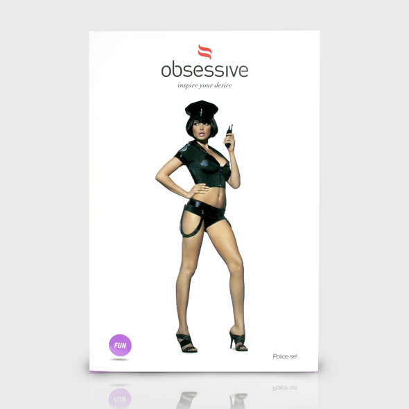 Obsessive - Police Set Costume S/M Teminis kostiumas &ndash; nuotrauka 3