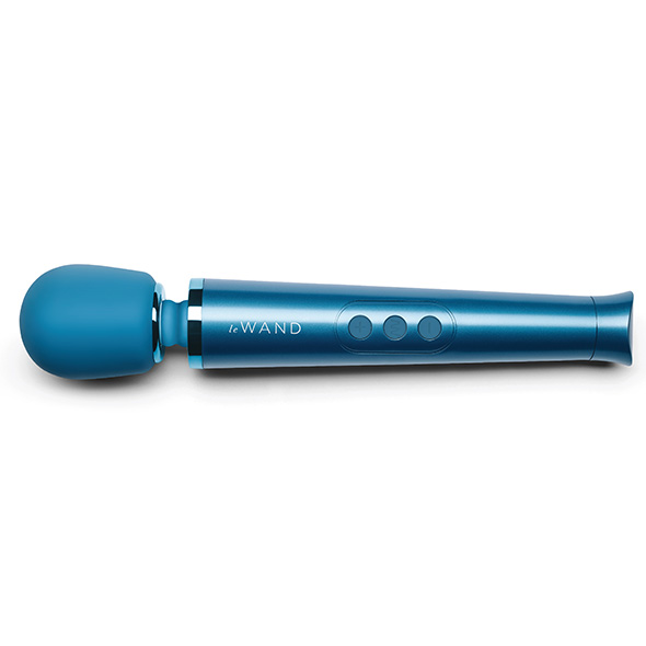Le Wand - Petite Rechargeable Vibrating Massager Blue vibruojantis masažuoklis