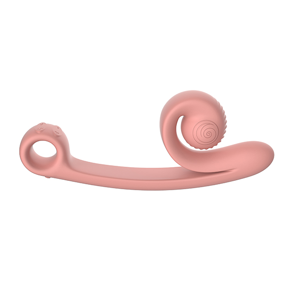 Snail Vibe - Curve Vibrator Peachy Pink išskirtinio dizaino vibratorius