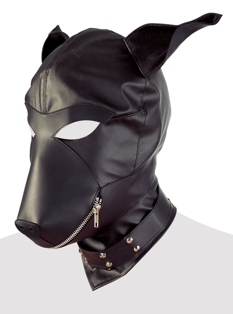 Fetish Collection Imitation leather dog mask moteri&scaron;ka fetish apranga &ndash; nuotrauka 4