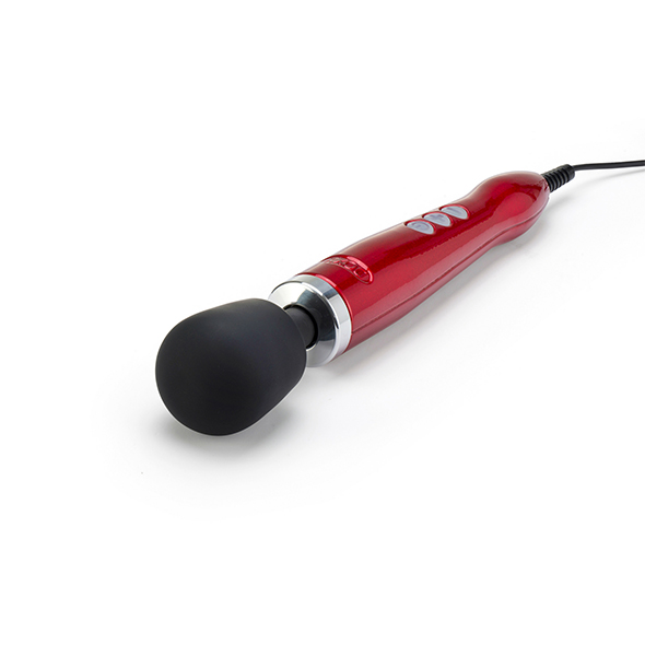 Doxy - Die Cast Wand Massager Red vibruojantis masažuoklis &ndash; nuotrauka 2