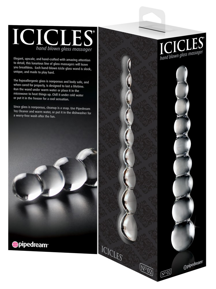 Icicles No. 2 stiklinis dildo &ndash; nuotrauka 3