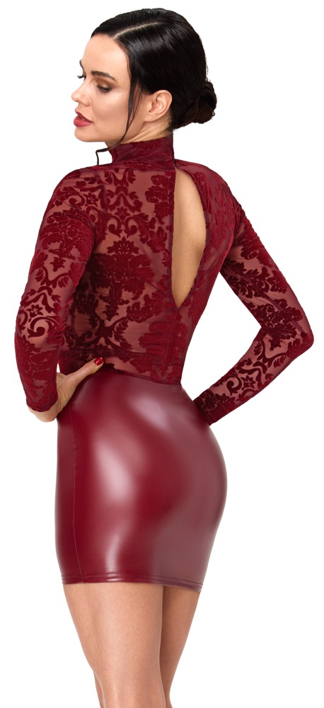 Noir Dress red L Seksuali suknelė &ndash; nuotrauka 7