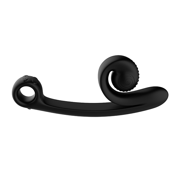 Snail Vibe - Curve Vibrator Black išskirtinio dizaino vibratorius
