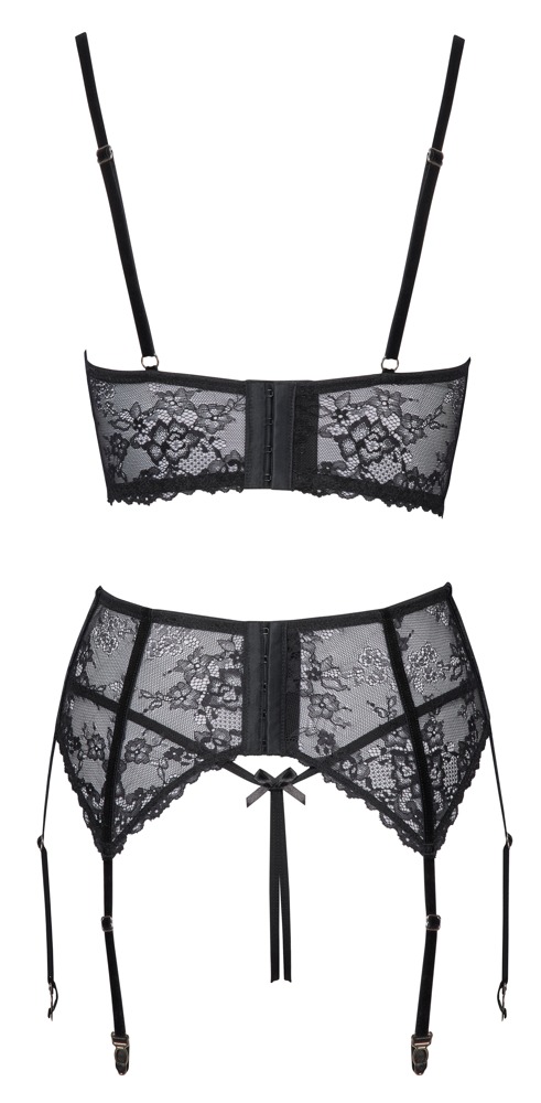 Cottelli lingerie Shelf Bra Set Chain 75B/S Seksuali liemenėlė &ndash; nuotrauka 8