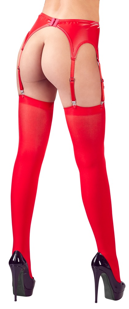 Cottelli lingerie Suspender Belt red L/XL Seksuali liemenėlė &ndash; nuotrauka 6