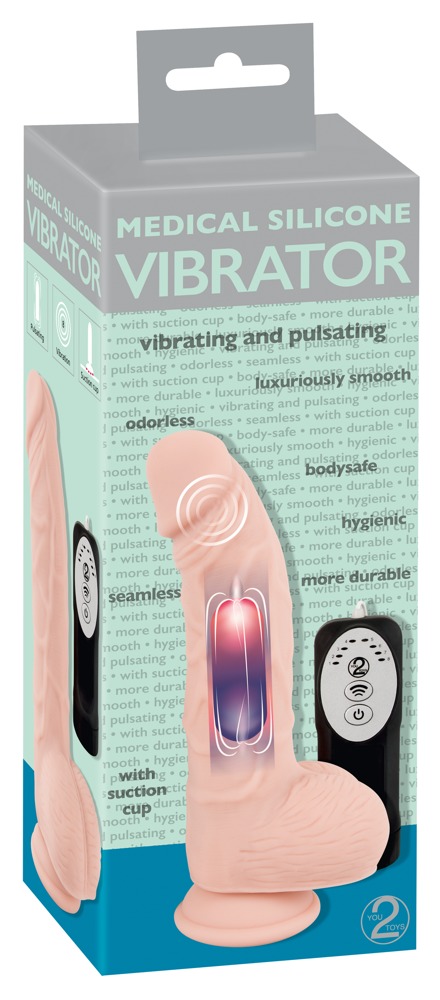 Medical Silicone Pulsation Vib tikroviškas vibratorius
