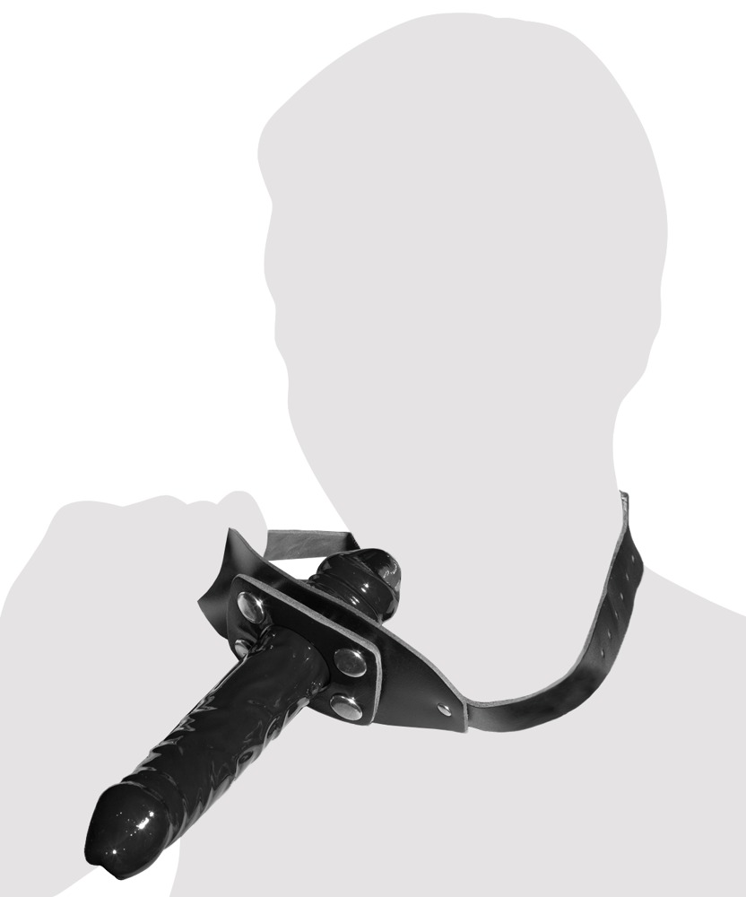 Zado Leather Gag Penis burnos kai&scaron;tis &ndash; nuotrauka 4