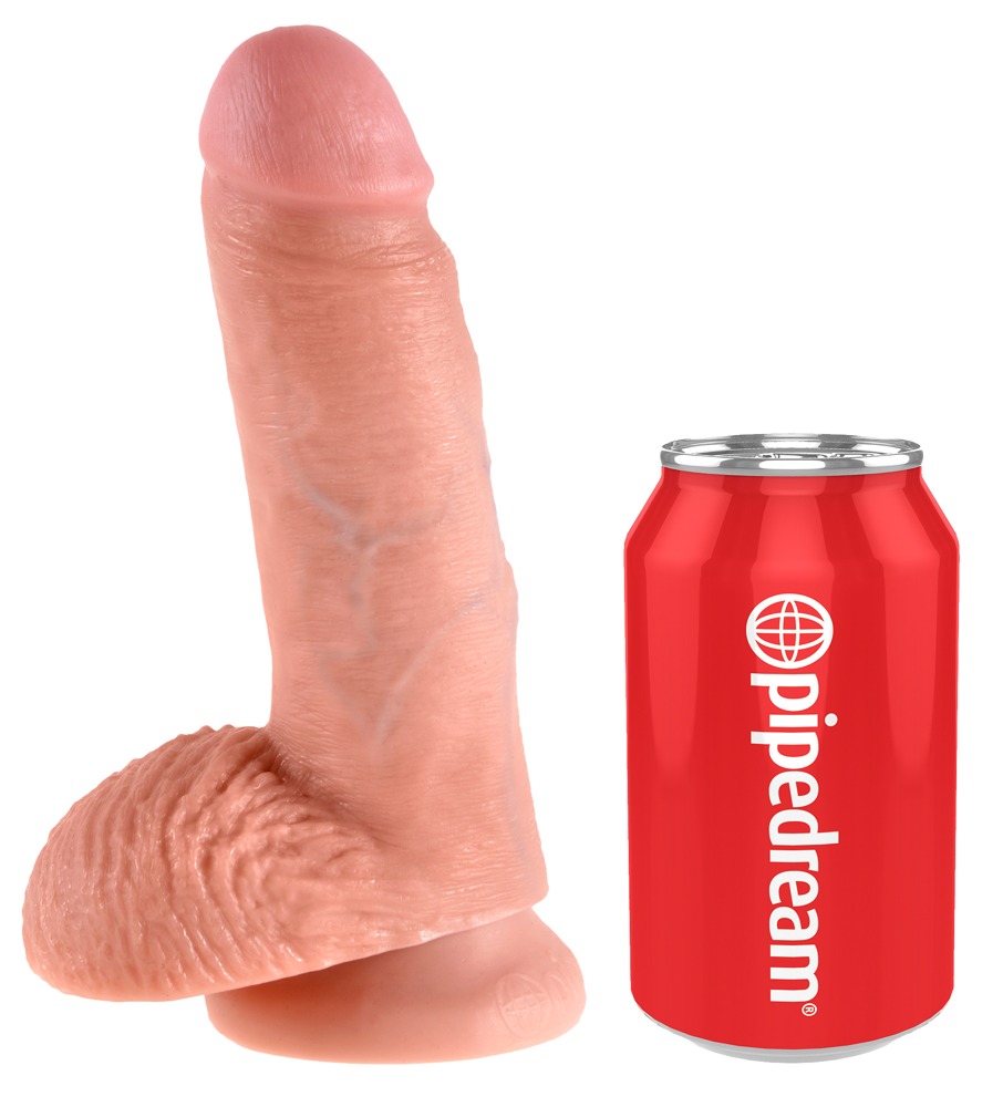 King Cock with balls 7 inch realisti&scaron;kas dildo &ndash; nuotrauka 2