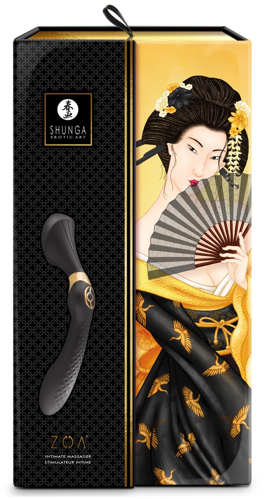 Shunga Zoa Black išskirtinio dizaino vibratorius