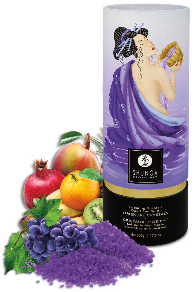 Shunga vonios druska Bath Salt Exotic Fruits 600 g