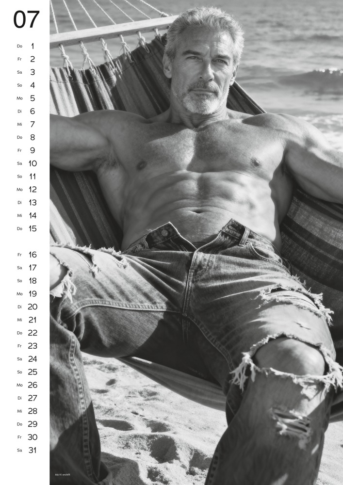 PIN-UP Men 2027 10x erotinis kalendorius &ndash; nuotrauka 3