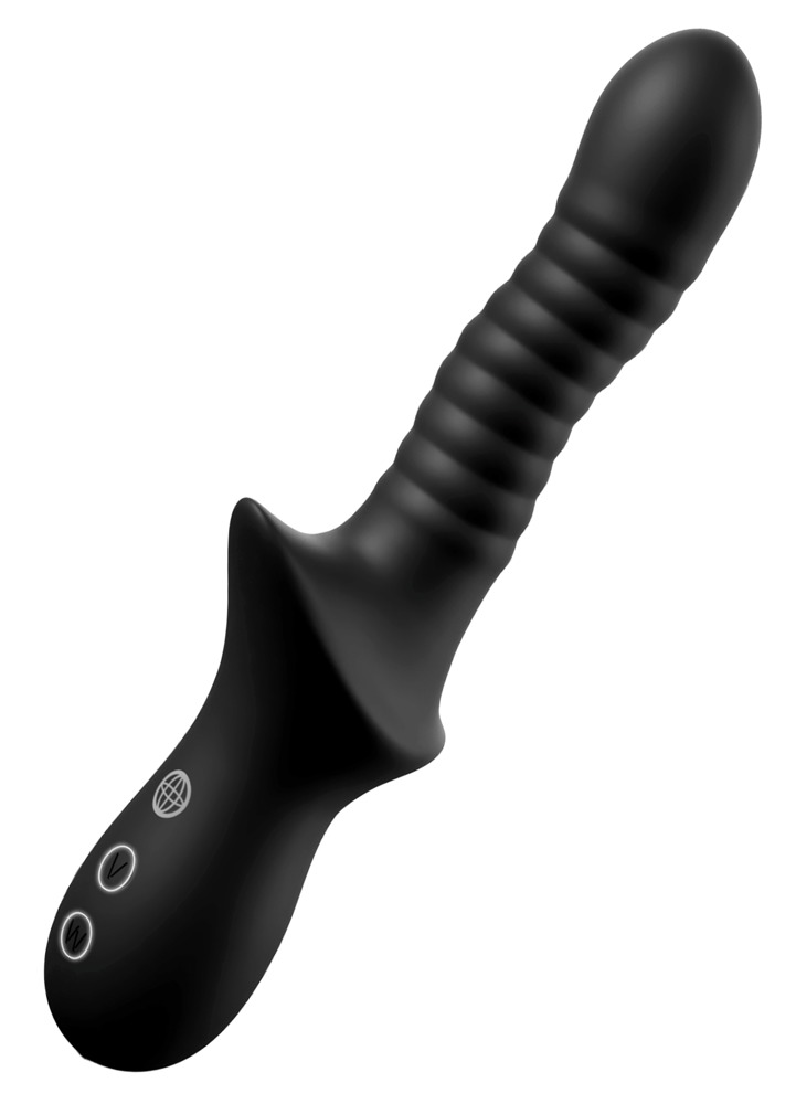 Anal Fantasy Elite afe Pleasure Wave Black Vibruojantis analinis dildo &ndash; nuotrauka 2