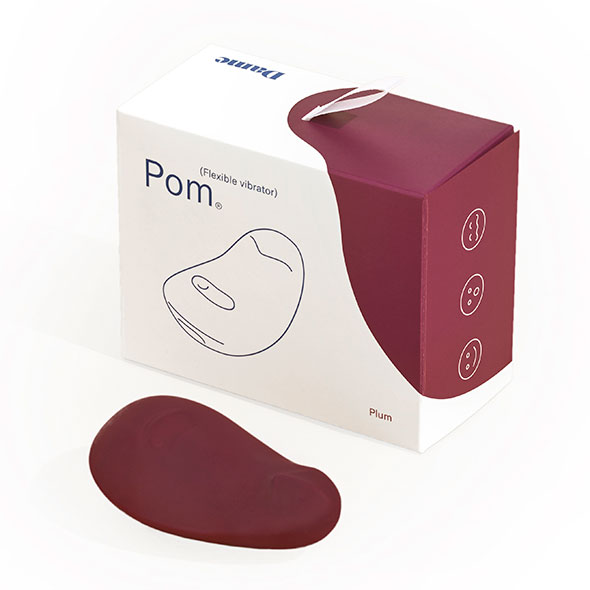 Dame Products - Pom Flexible Vibrator Plum klitorinis vibratorius &ndash; nuotrauka 4