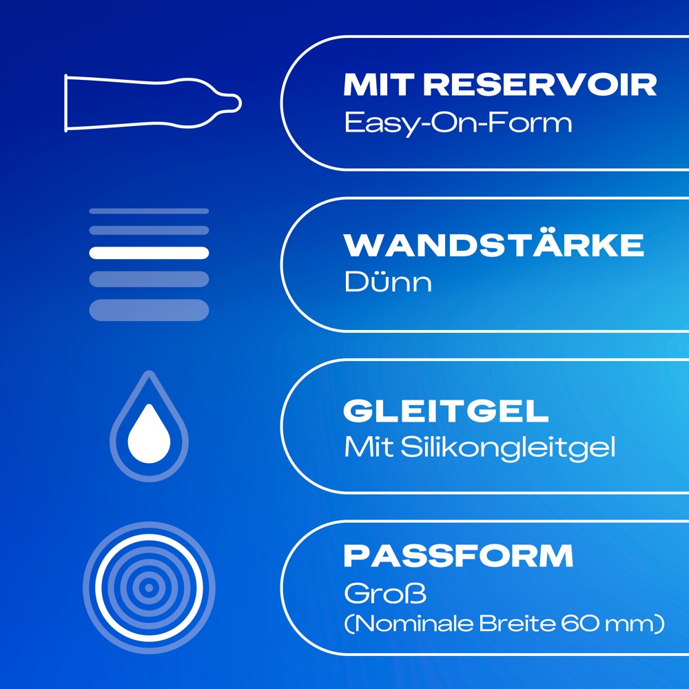 Durex gef&uuml;hlsecht Extra gro&szlig;10 Prezervatyvai &ndash; nuotrauka 3