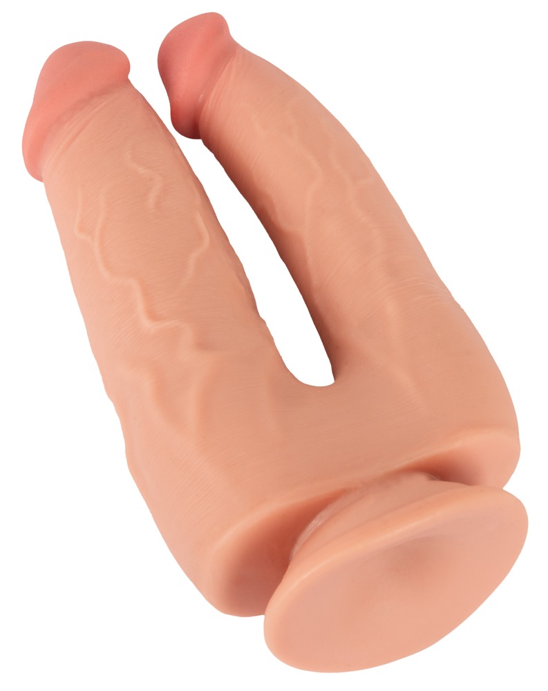 Nature Skin Bendable Double Pe dvigubas dildo &ndash; nuotrauka 7