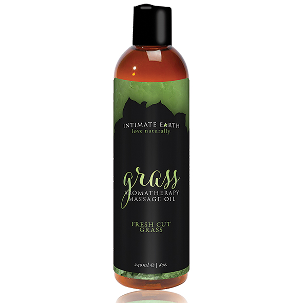 Intimate Earth - Massage Oil Grass 240 ml masažo aliejus
