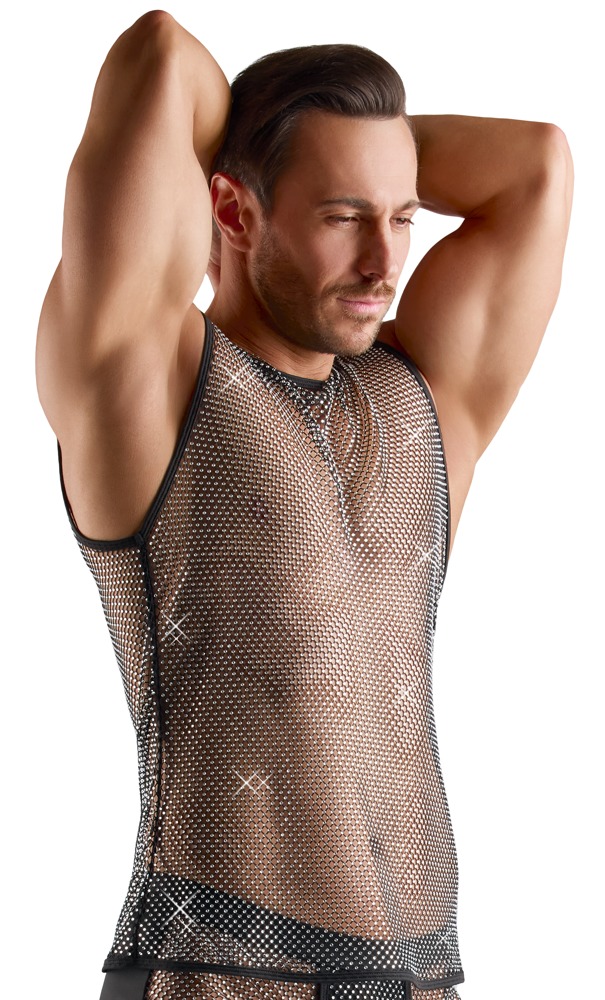 Svenjoyment Men's Net Shirt S seksualūs vyri&scaron;ki mar&scaron;kinėliai &ndash; nuotrauka 3