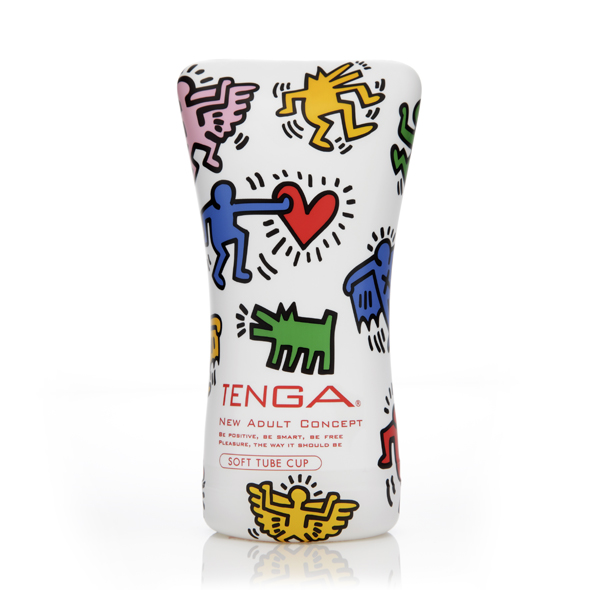 Tenga - Keith Haring Soft Tube Cup diskretiškas masturbatorius