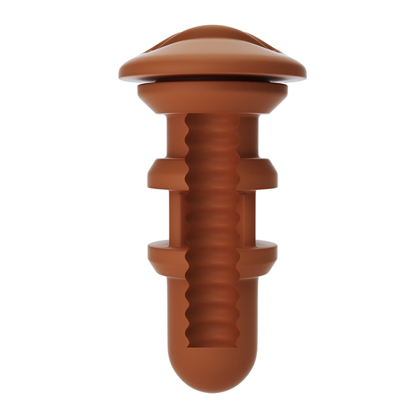 Autoblow - A.I. Silicone Mouth Sleeve Brown Oralinis masturbatorius &ndash; nuotrauka 2
