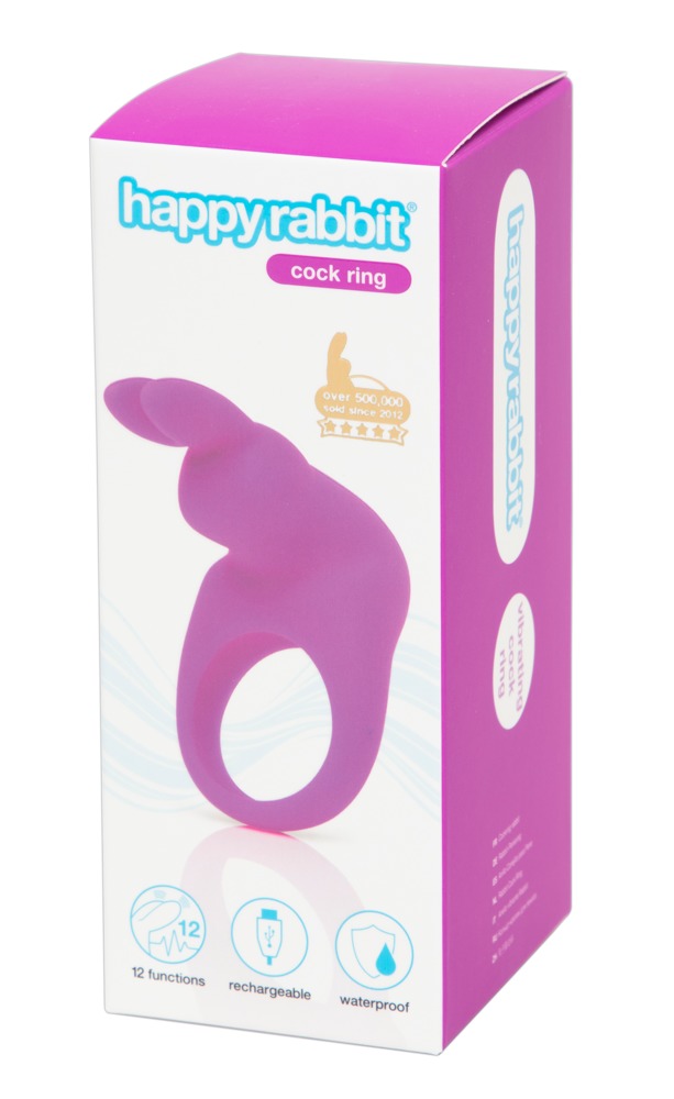 Happyrabbit Happy Rabbit Cock Ring Purple Penio žiedas - užveržėjas
