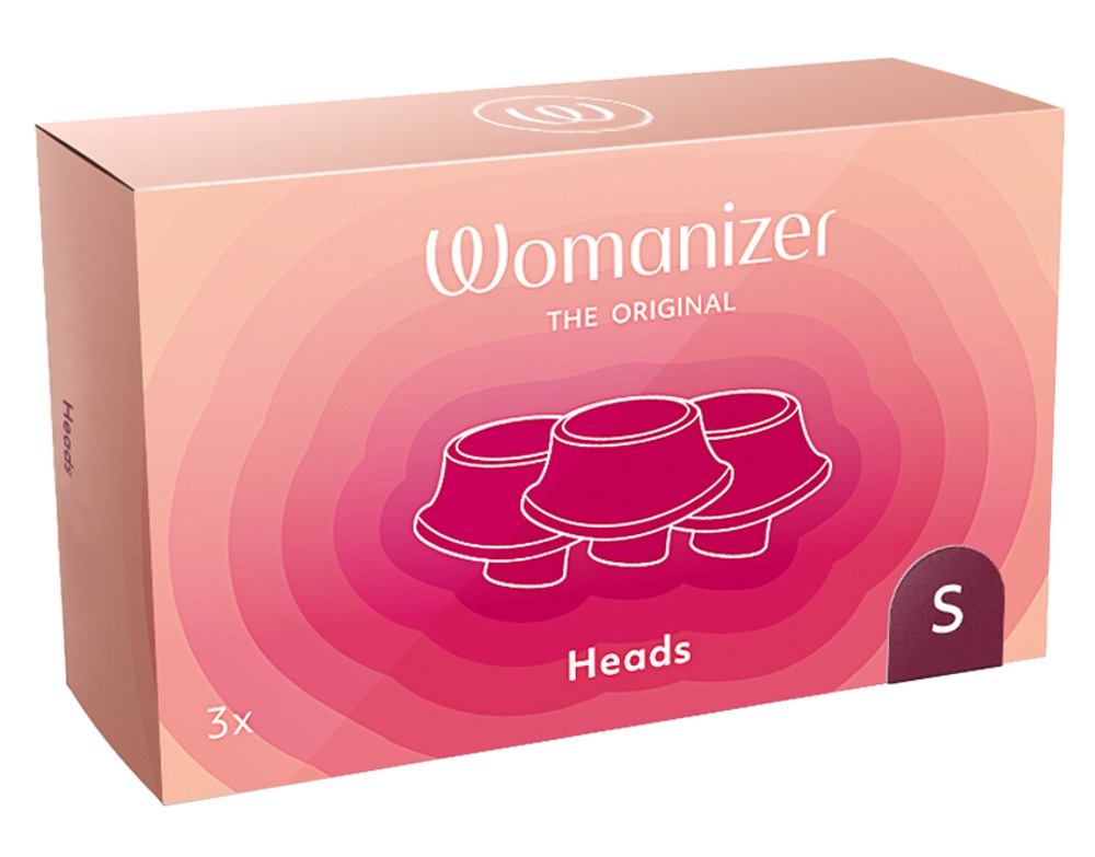 Womanizer W-Heads 3x Bordeaux S Sekso žaislo priedas