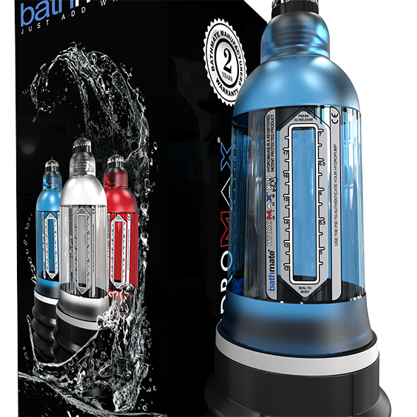 Bathmate - HydroMax7 Penis Pump Wide Boy Blue penio didinimo priemonė &ndash; nuotrauka 7