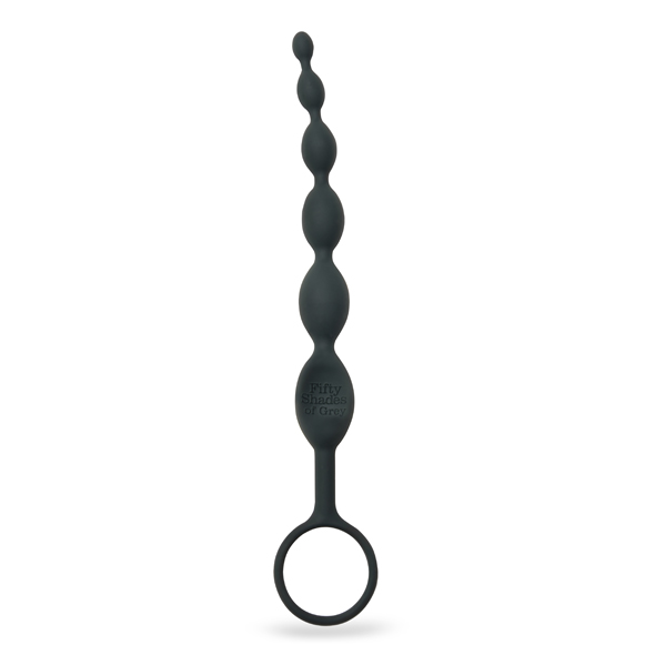 Fifty Shades of Grey - Anal Beads Black Analinis kamuoliukas - rutuliukas &ndash; nuotrauka 2