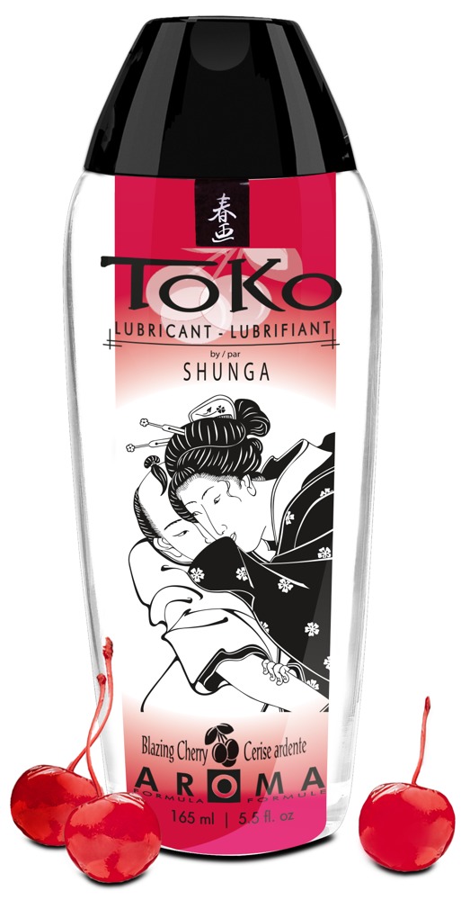 Shunga Toko Aroma Blazing Cherry165ml oralinis lubrikantas