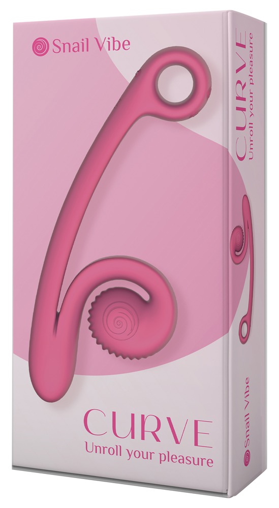 Snail Vibe Curve Pink Vibratorius
