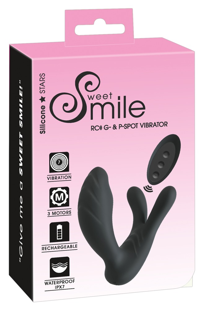 Sweet Smile Smile rc G-&P-Spot Vibrator G taško vibratorius