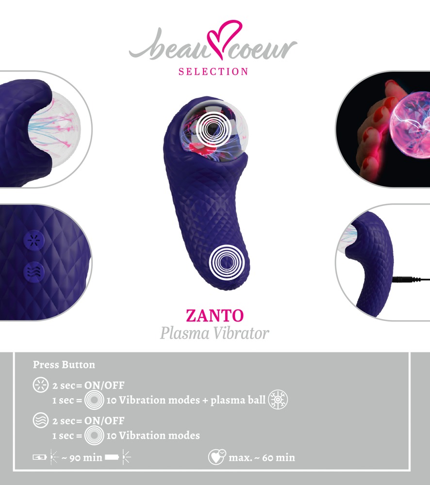 Beau coeur Zanto Plasma Vibrat Vibratorius &ndash; nuotrauka 14