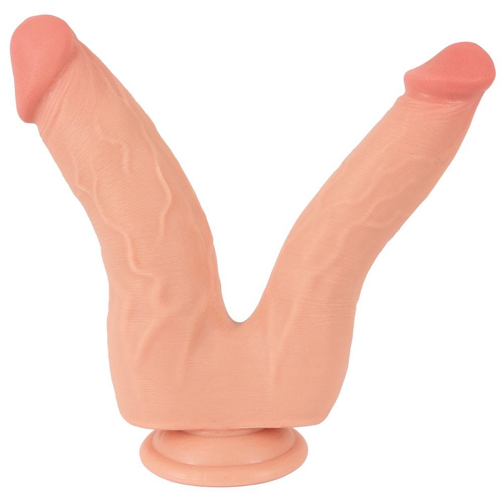 Nature Skin Bendable Double Pe dvigubas dildo &ndash; nuotrauka 6
