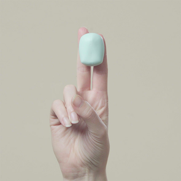 Dame Products - Fin Finger Vibrator Jade vibruojantis antpir&scaron;tis &ndash; nuotrauka 12