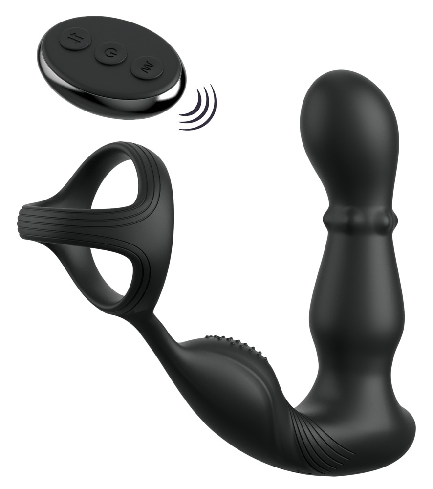 Anal Fantasy Elite afe Ass-Gasm Slide&Glide Black Vibruojantis analinis dildo &ndash; nuotrauka 3