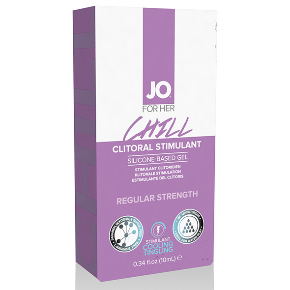 System jo - For Her Clitoral Stimulant Cooling Chill 10 ml stimuliuojantis gelis