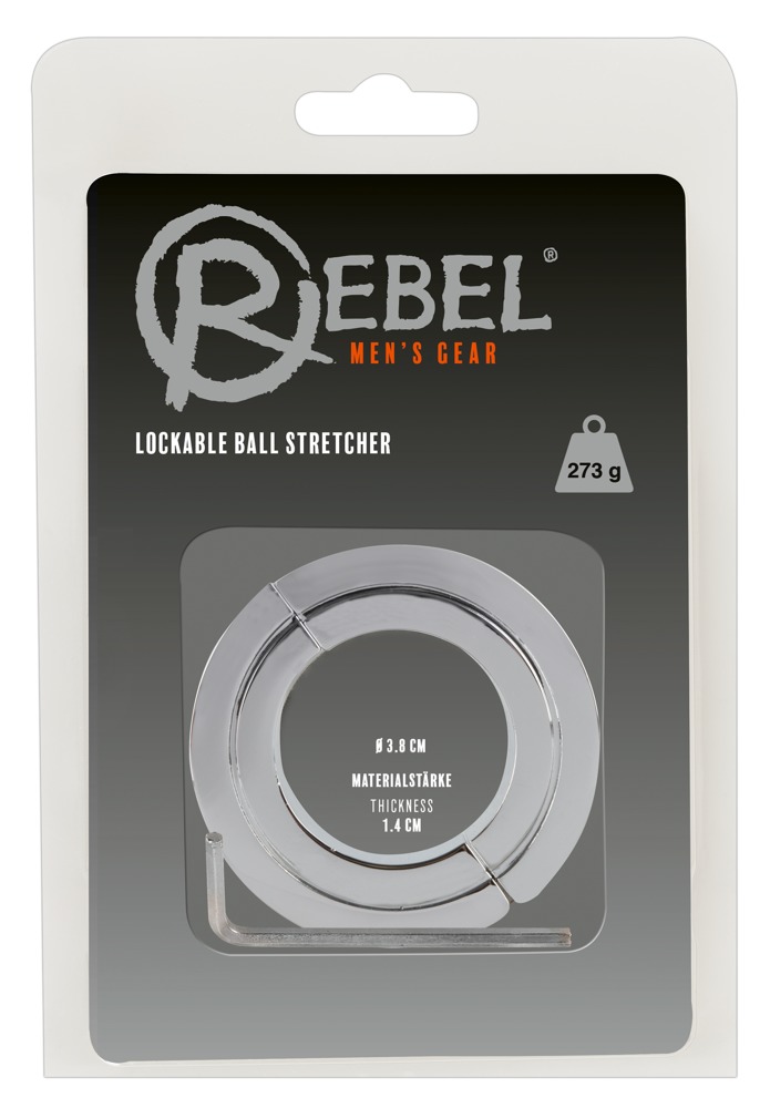 Rebel Lockable Ball Stretcher Penio žiedas - užveržėjas