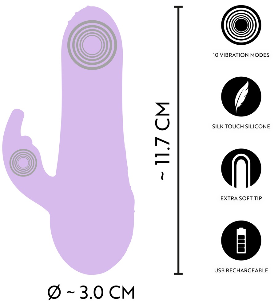Cuties Soft Purple vibratorius ki&scaron;kutis &ndash; nuotrauka 10