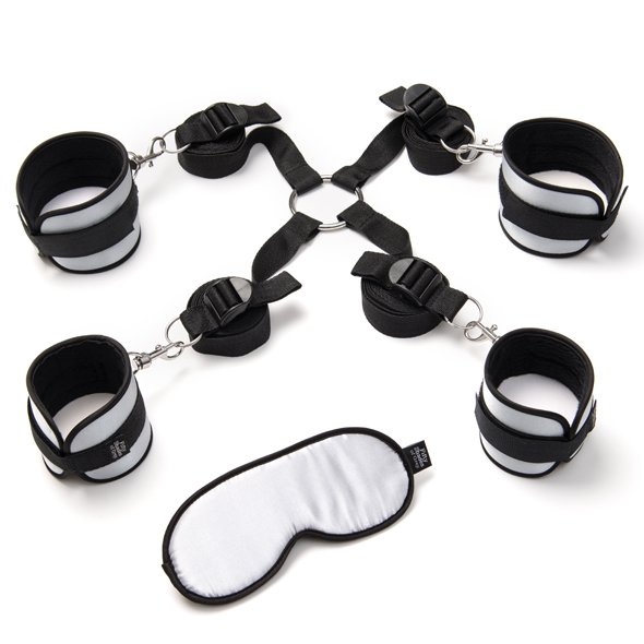Fifty Shades of Grey - Bed Restraints Kit Black suvaržymo sistema &ndash; nuotrauka 2