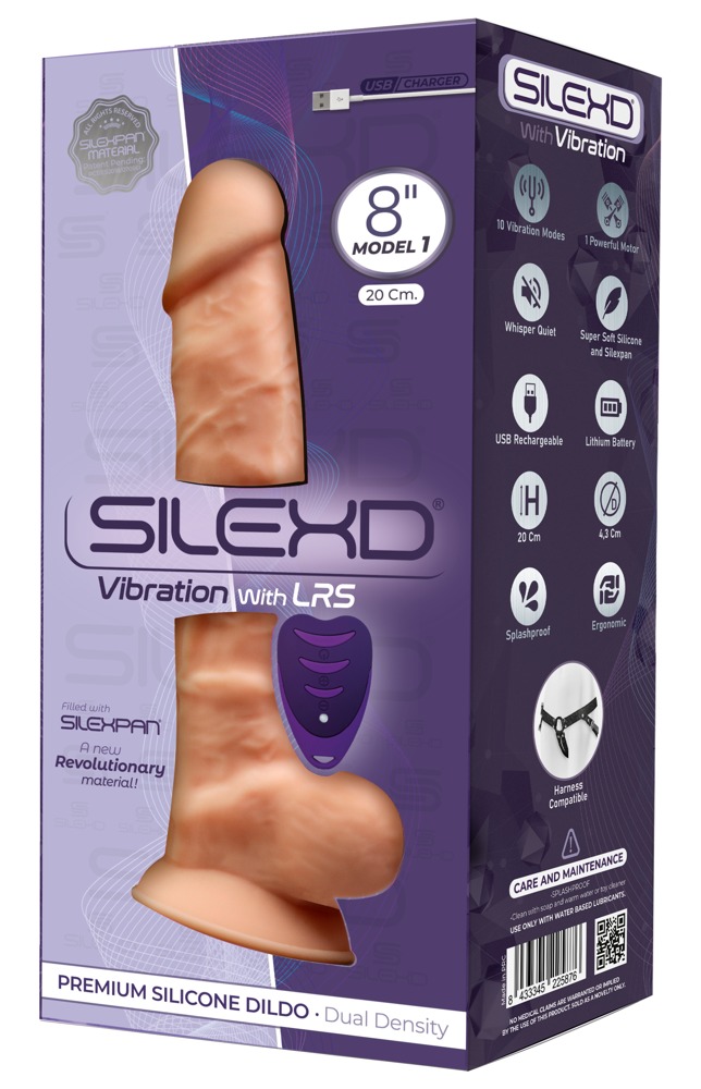SilexD Model 8 Vibration + lrs realistiškas dildo