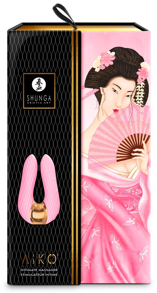 Shunga Aiko Light Pink išskirtinio dizaino vibratorius