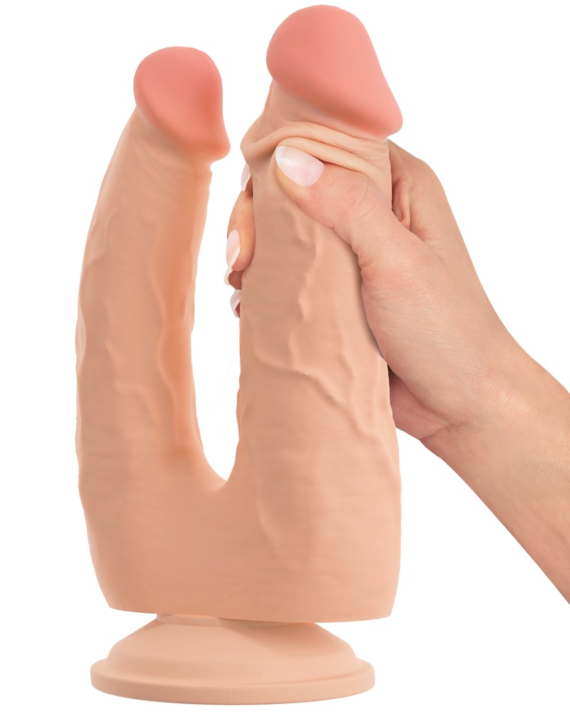Nature Skin Bendable Double Pe dvigubas dildo &ndash; nuotrauka 8