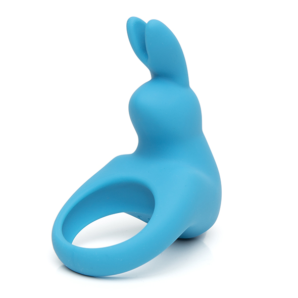 Happy Rabbit - Rechargeable Vibrating Rabbit Cock Ring Blue Pakraunamas vibruojantis penio žiedas
