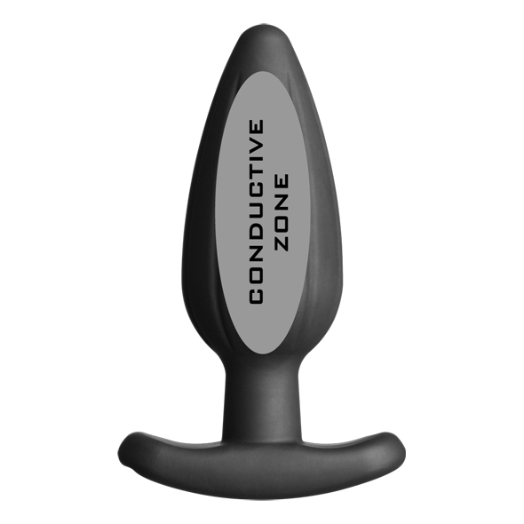 ElectraStim - Silicone Noir Rocker Butt Plug Large  Elektrostimuliacinis analinis kai&scaron;tis &ndash; nuotrauka 3