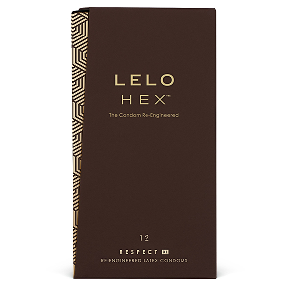 Lelo - hex Condoms Respect xl 12 Pack Nestandartinio dydžio prezervatyvai