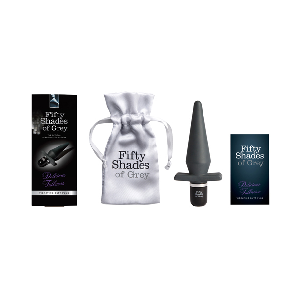 Fifty Shades of Grey - Vibrating Butt Plug Black Analinis kai&scaron;tis &ndash; nuotrauka 3
