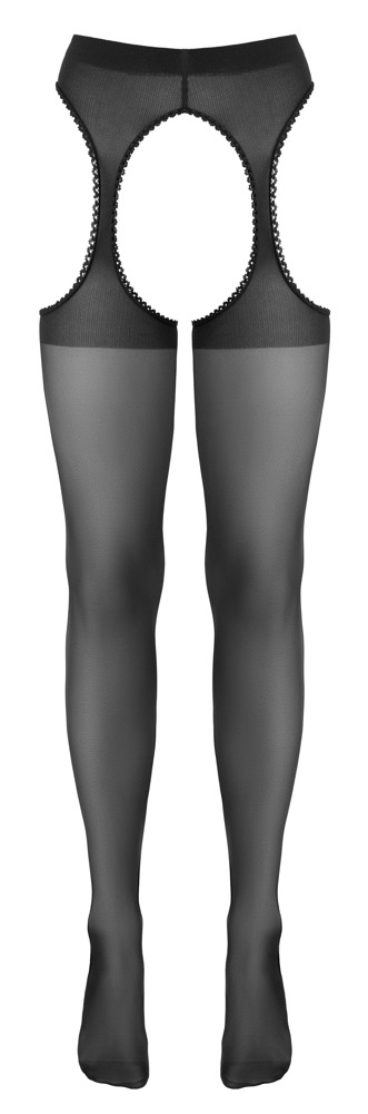 Cottelli legwear Suspender Stockings black 3 Prisegamos kojinės &ndash; nuotrauka 6