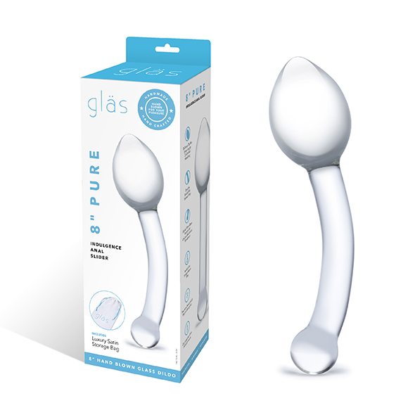 Glas - Pure Indulgence Glass Anal Slider Stiklinis analinis žaislas &ndash; nuotrauka 2