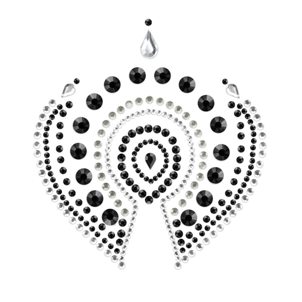 Bijoux Indiscrets - Flamboyant Black & Silver spenelių lipdukai &ndash; nuotrauka 3
